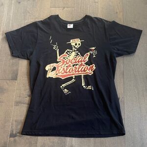 Social Distortion Men’s Graphic Band Concert Shirt Large Bay Island Y2K Vintage